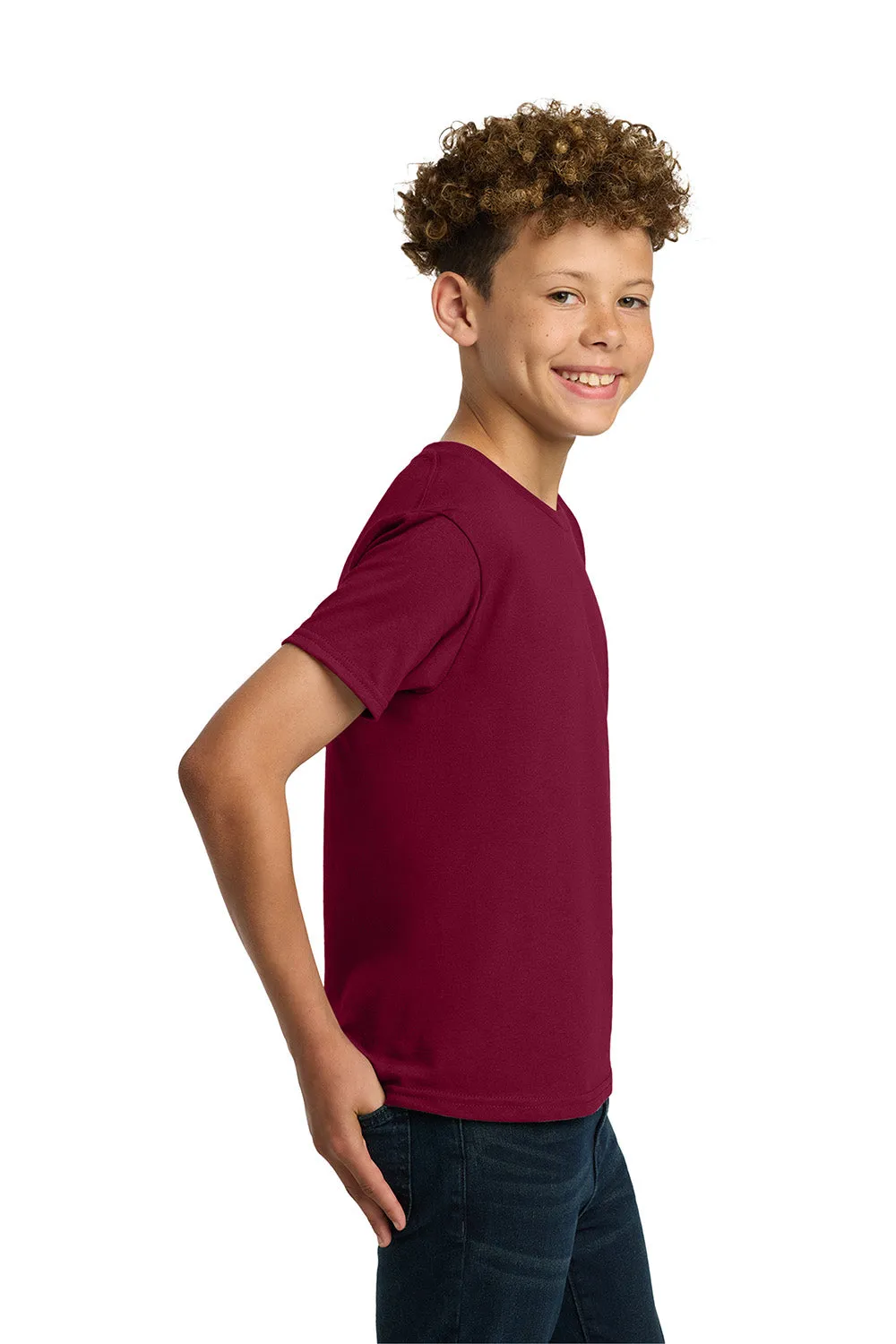 Gildan Youth Short Sleeve Crewneck T-Shirt - Garnet Red