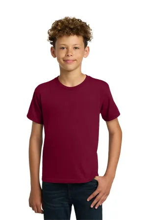 Gildan Youth Short Sleeve Crewneck T-Shirt - Garnet Red