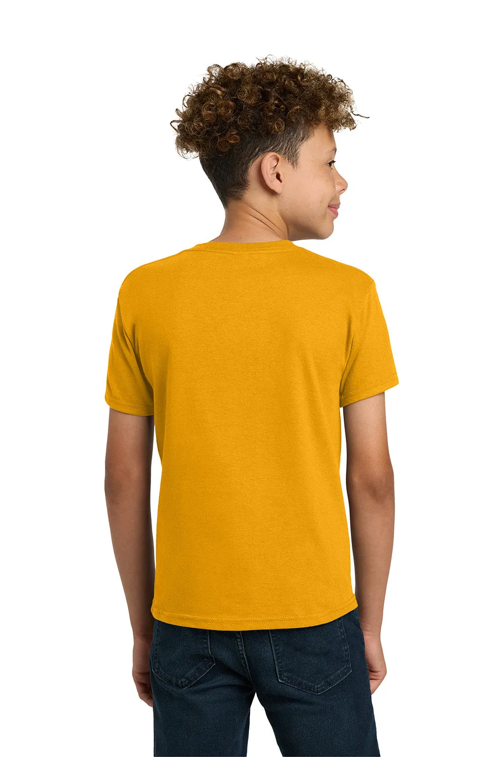 Gildan Youth Short Sleeve Crewneck T-Shirt - Gold