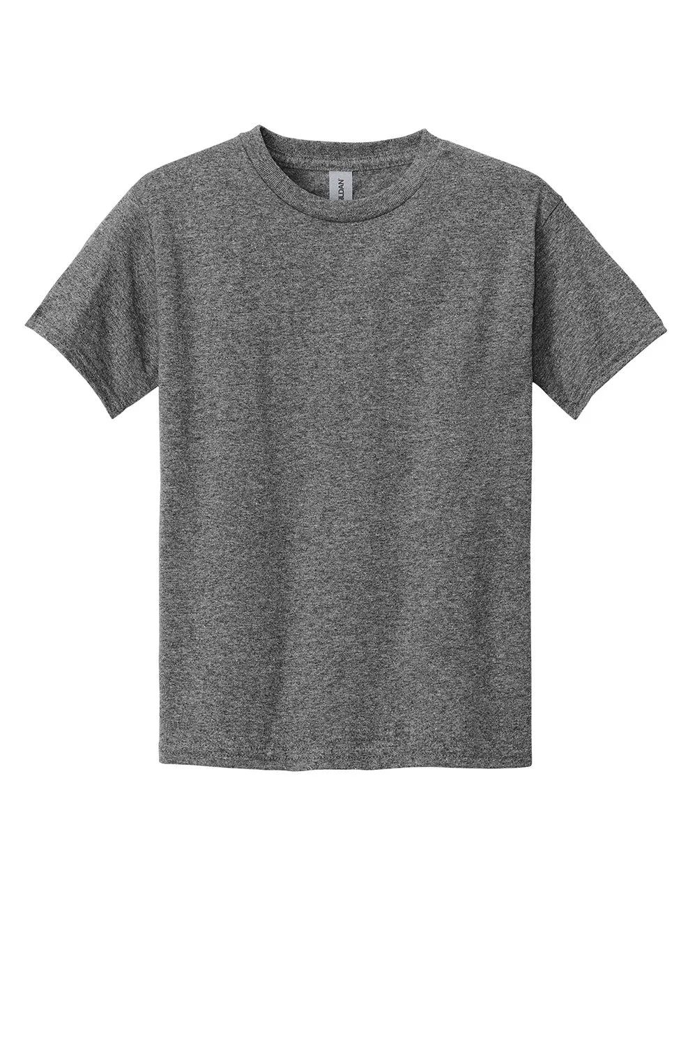 Gildan Youth Short Sleeve Crewneck T-Shirt - Heather Graphite Grey