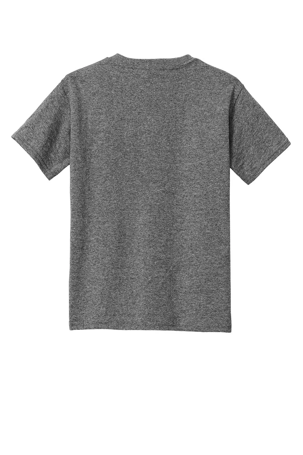 Gildan Youth Short Sleeve Crewneck T-Shirt - Heather Graphite Grey