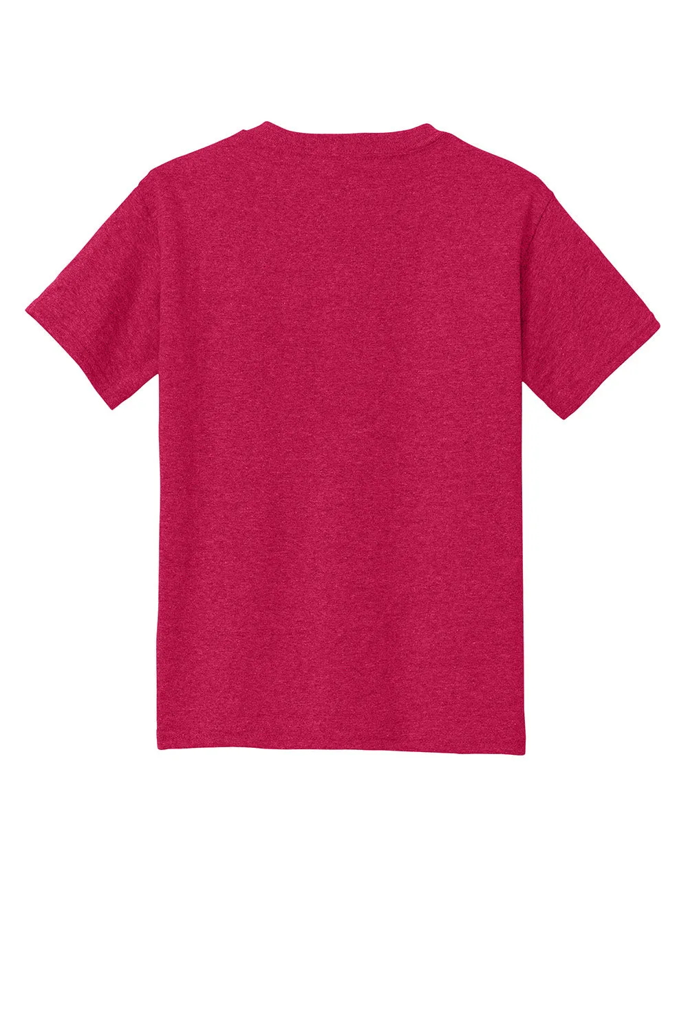 Gildan Youth Short Sleeve Crewneck T-Shirt - Heather Red