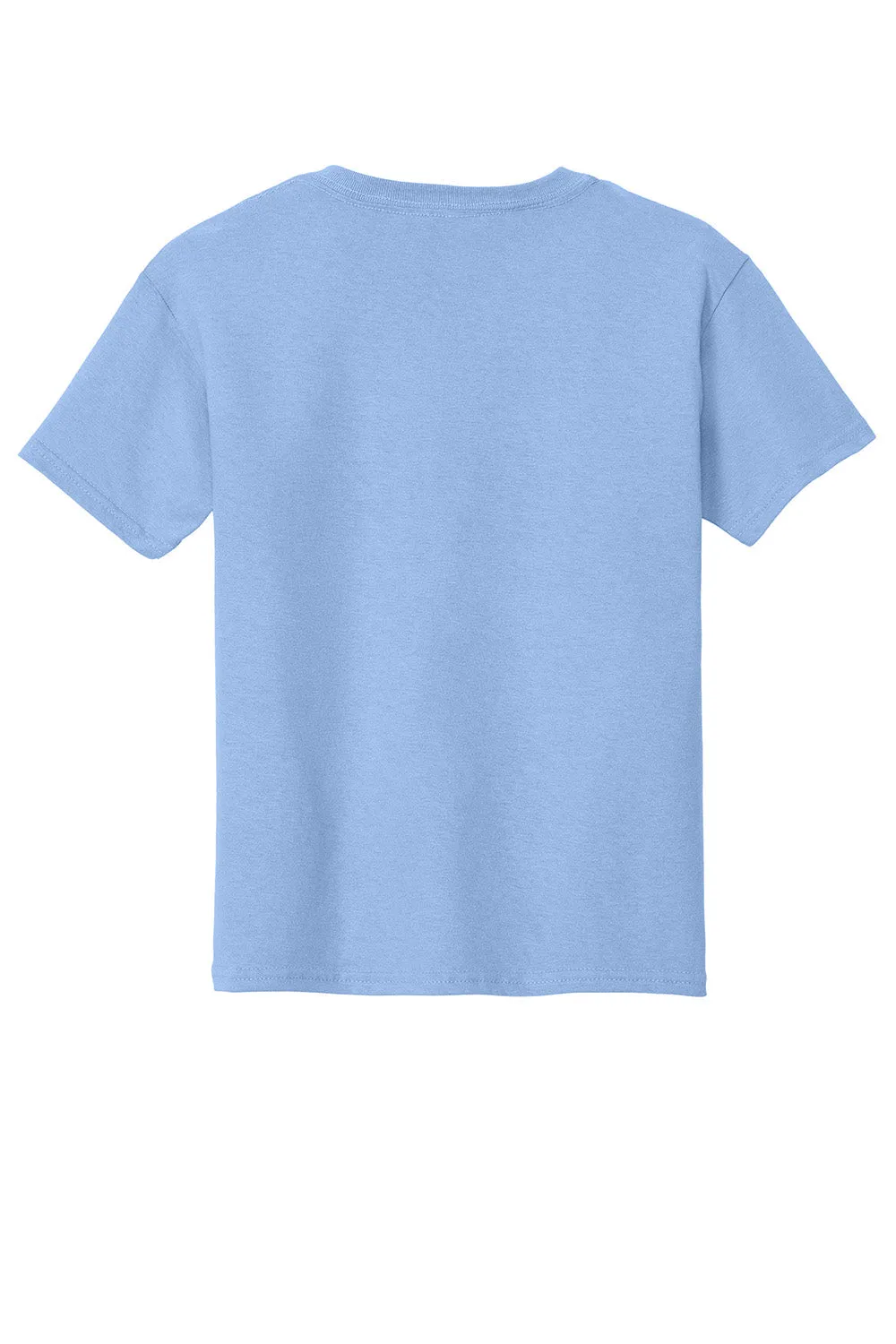 Gildan Youth Short Sleeve Crewneck T-Shirt - Light Blue