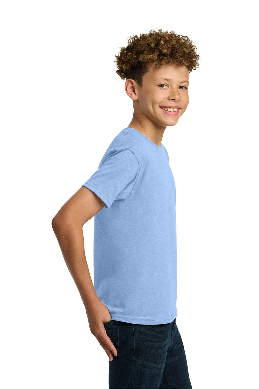 Gildan Youth Short Sleeve Crewneck T-Shirt - Light Blue