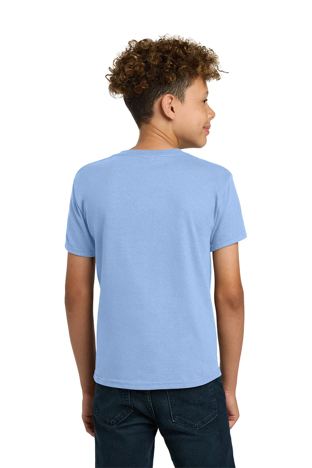 Gildan Youth Short Sleeve Crewneck T-Shirt - Light Blue