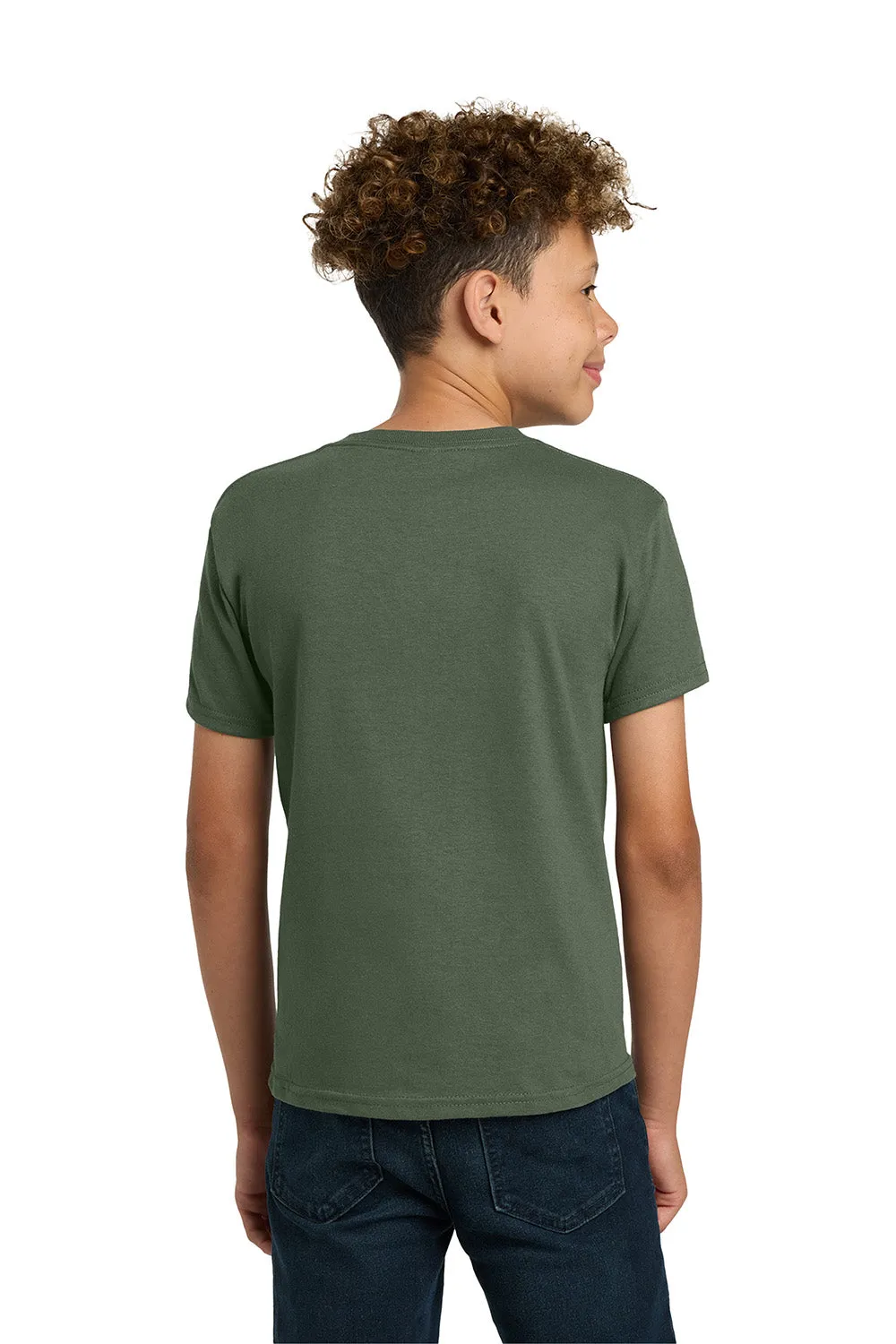 Gildan Youth Short Sleeve Crewneck T-Shirt - Military Green