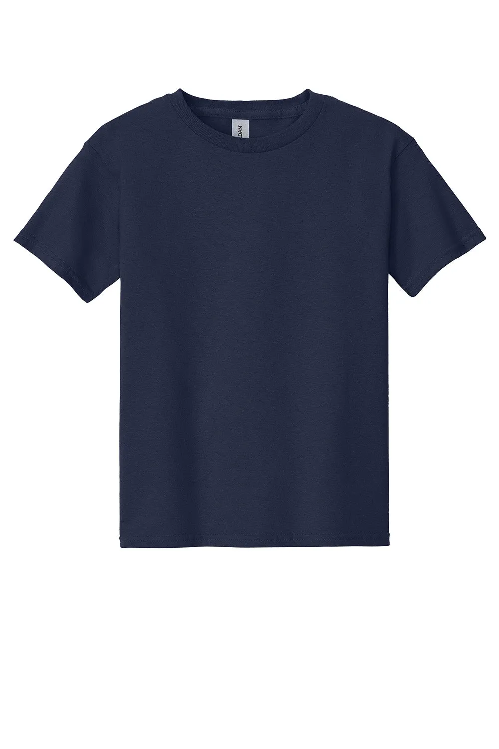Gildan Youth Short Sleeve Crewneck T-Shirt - Navy Blue