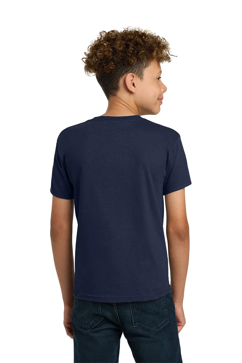 Gildan Youth Short Sleeve Crewneck T-Shirt - Navy Blue