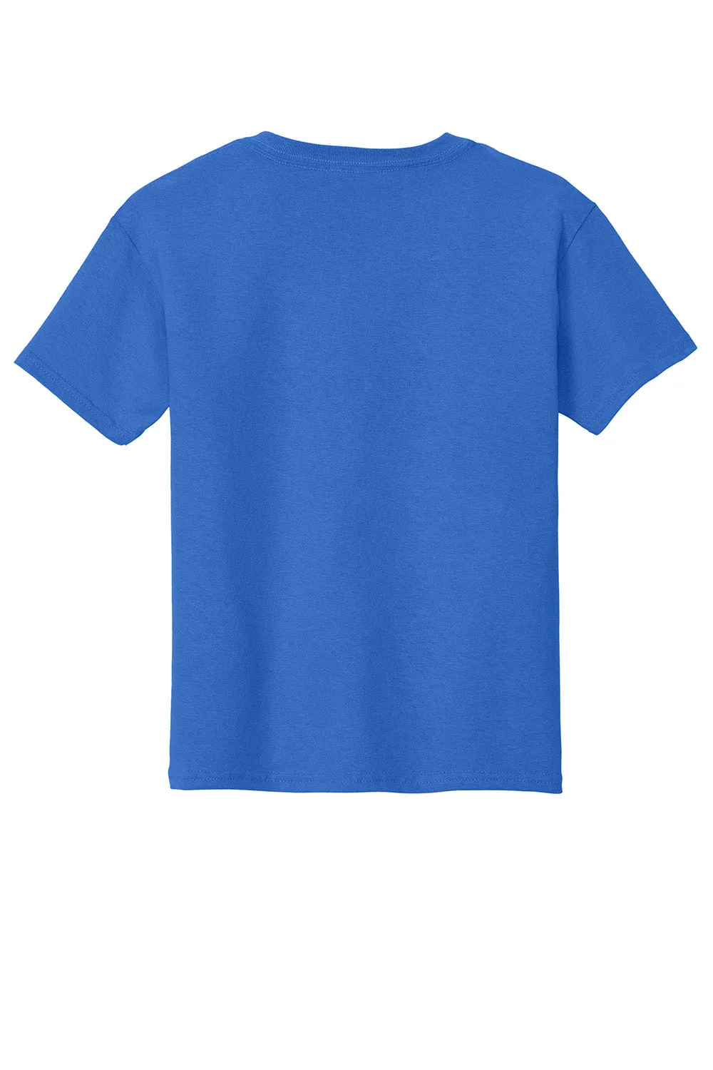 Gildan Youth Short Sleeve Crewneck T-Shirt - Neon Blue