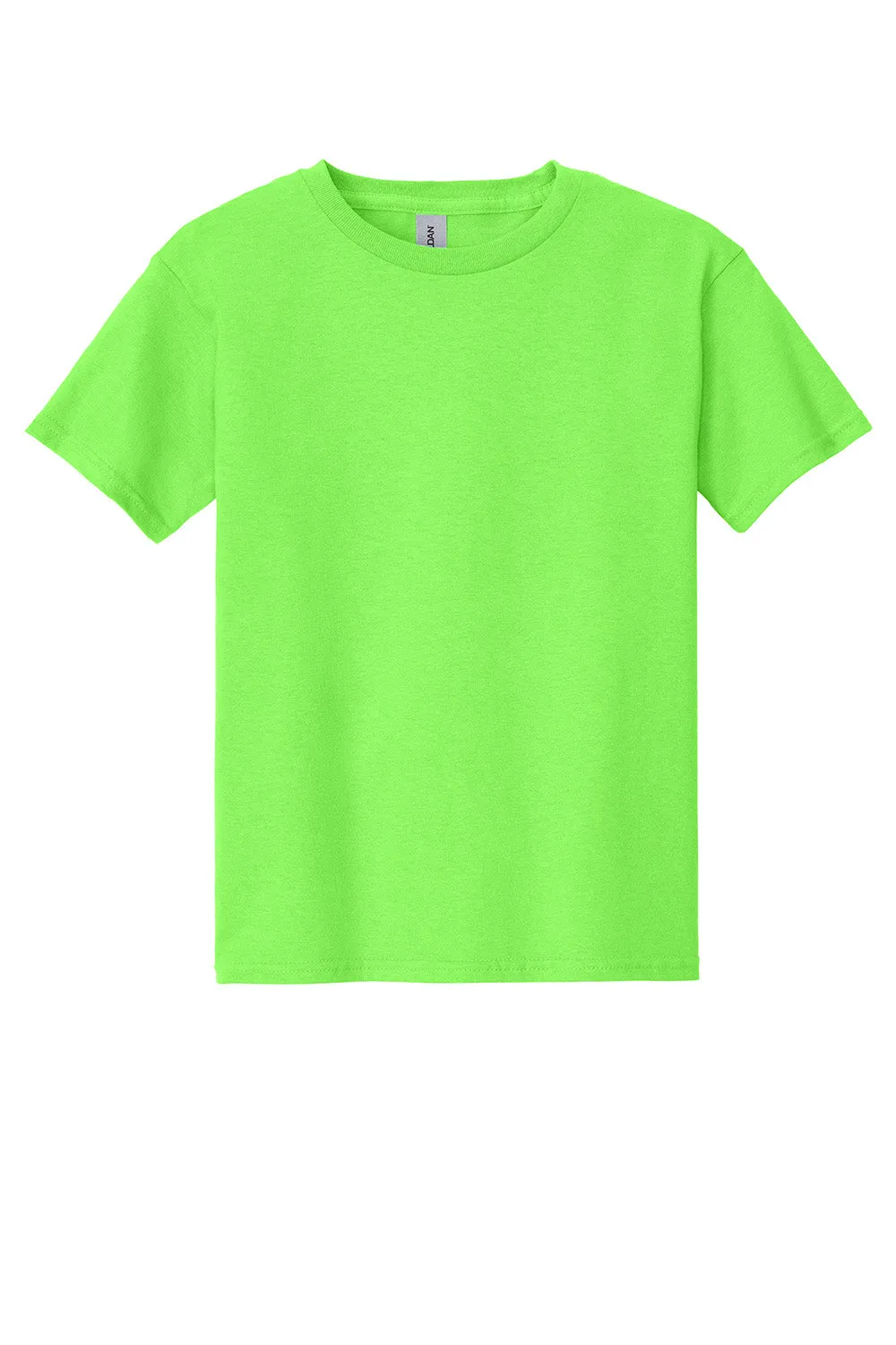 Gildan Youth Short Sleeve Crewneck T-Shirt - Neon Green