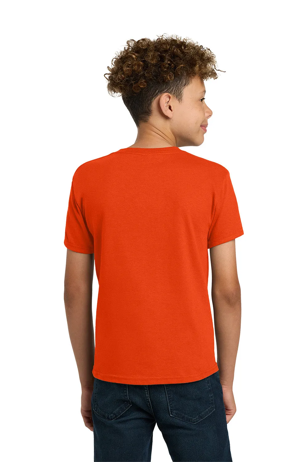 Gildan Youth Short Sleeve Crewneck T-Shirt - Orange
