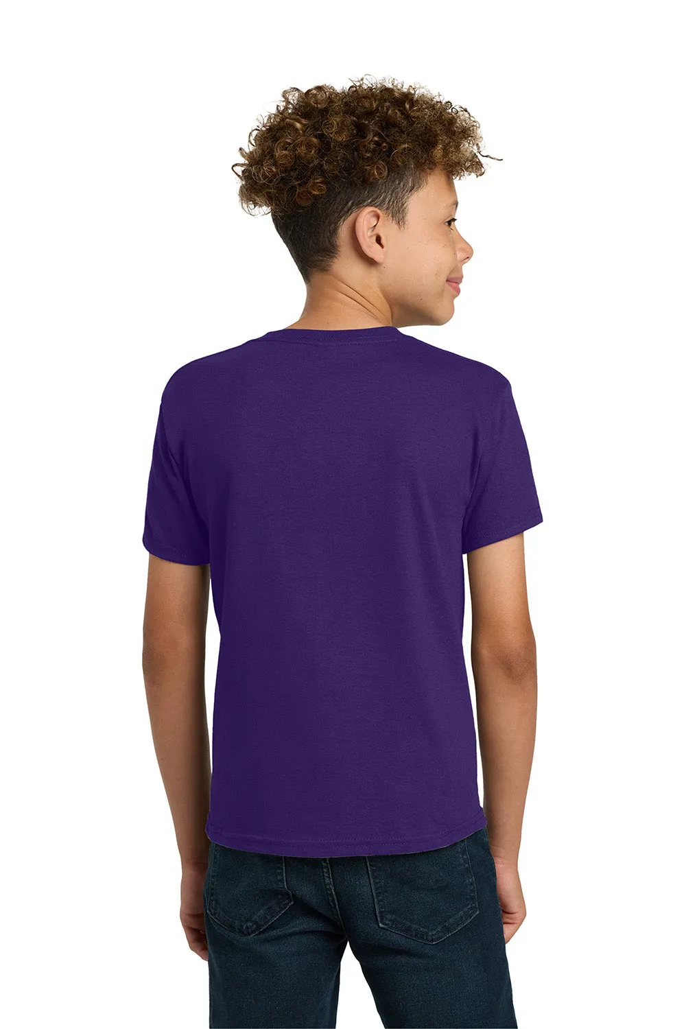 Gildan Youth Short Sleeve Crewneck T-Shirt - Purple