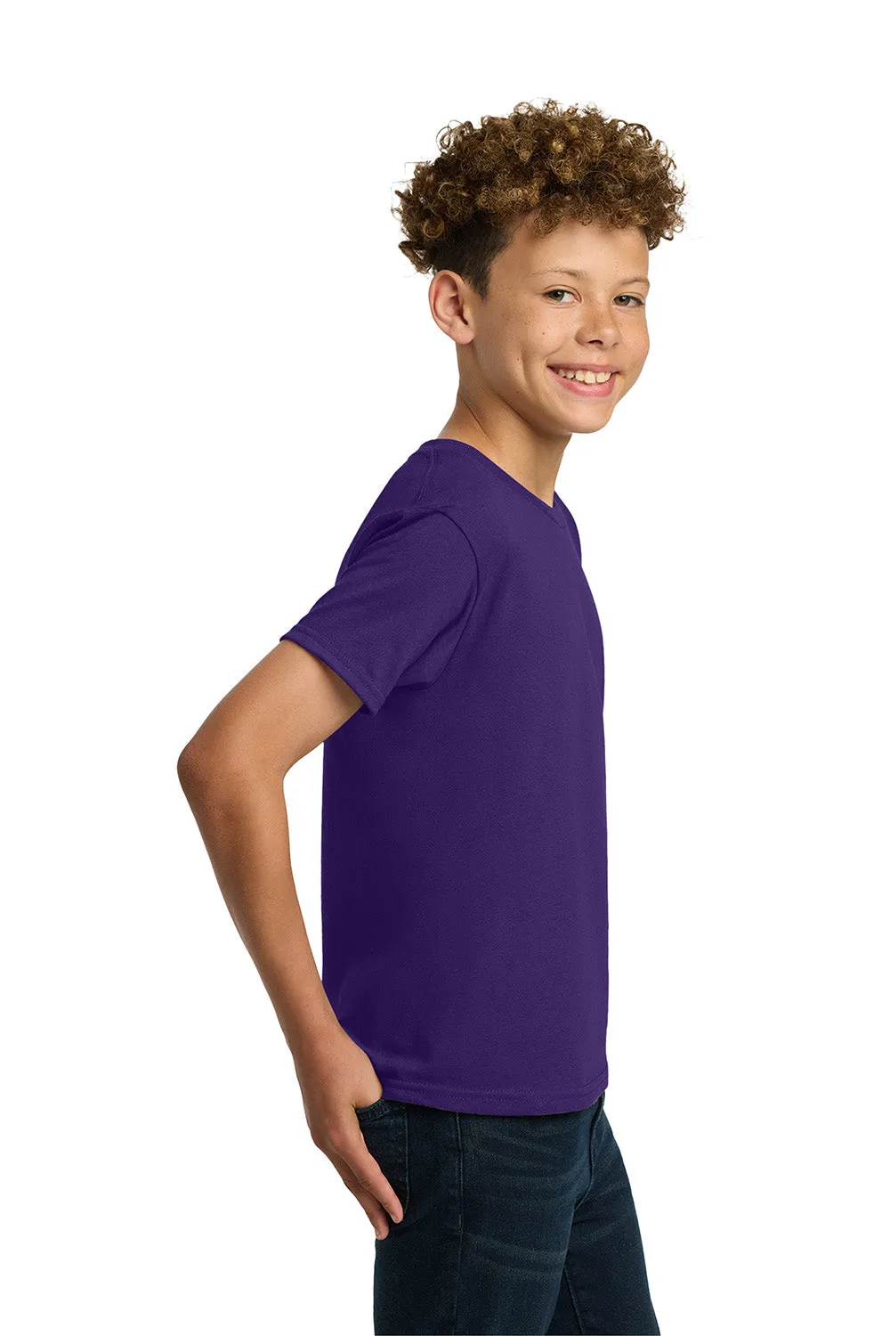 Gildan Youth Short Sleeve Crewneck T-Shirt - Purple