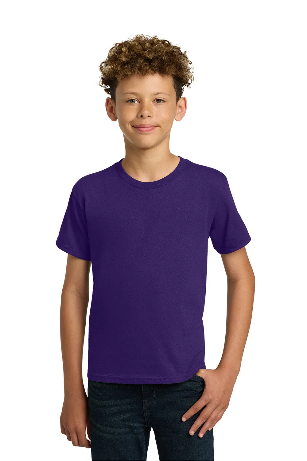 Gildan Youth Short Sleeve Crewneck T-Shirt - Purple