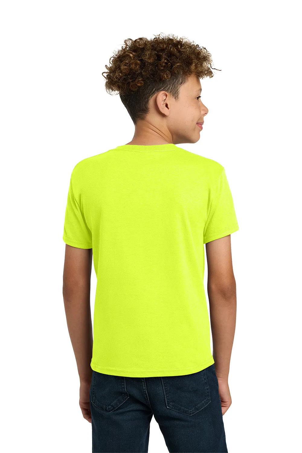 Gildan Youth Short Sleeve Crewneck T-Shirt - Safety Green