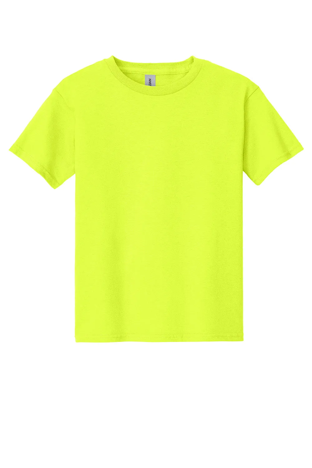 Gildan Youth Short Sleeve Crewneck T-Shirt - Safety Green
