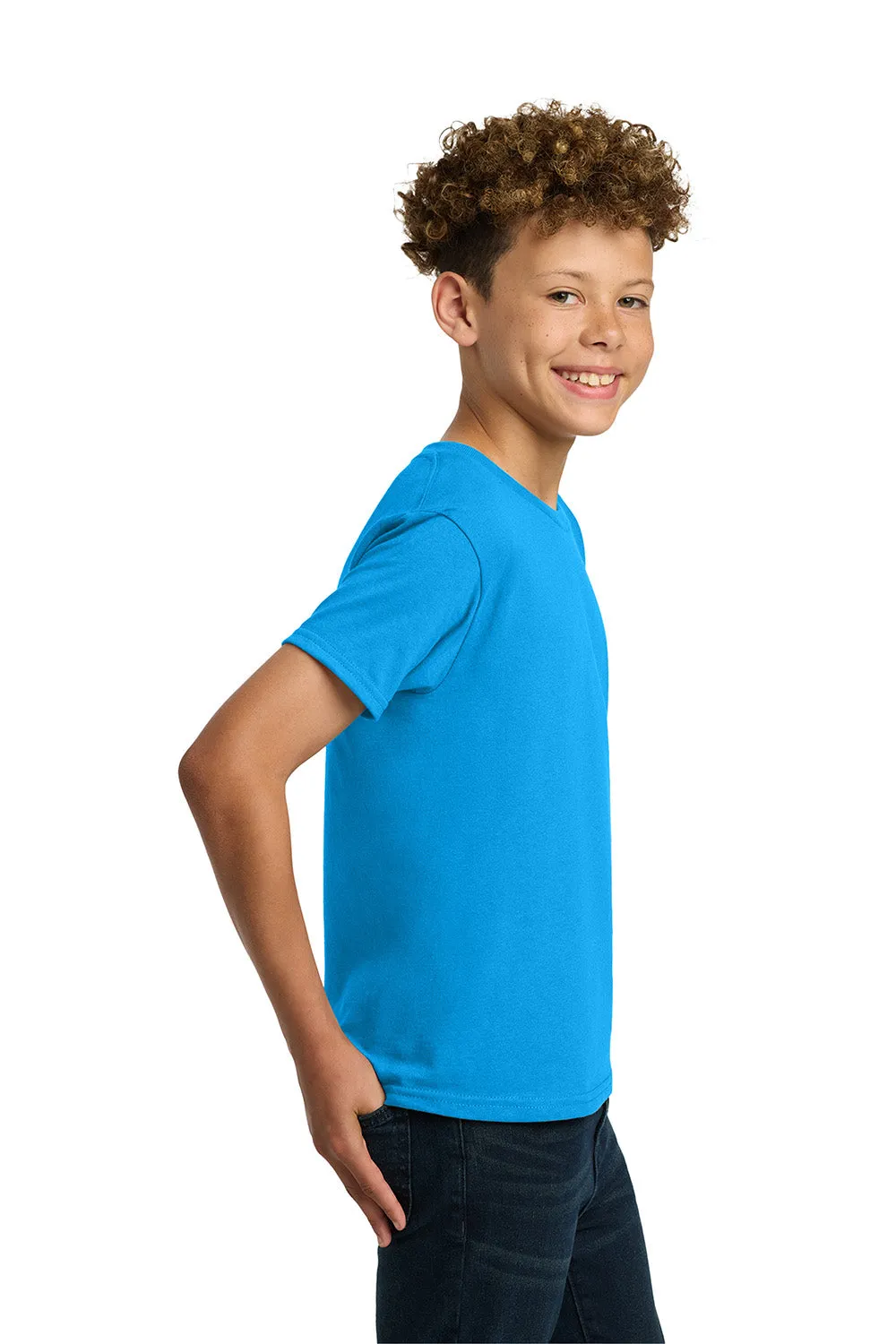 Gildan Youth Short Sleeve Crewneck T-Shirt - Sapphire Blue
