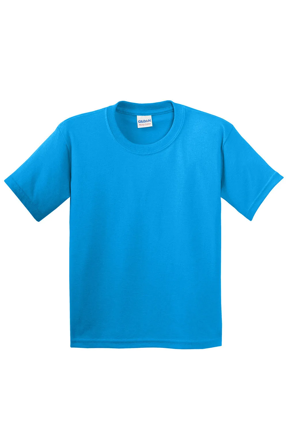 Gildan Youth Short Sleeve Crewneck T-Shirt - Sapphire Blue