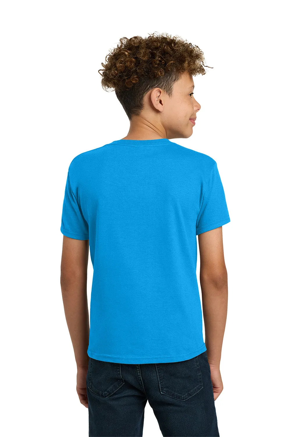 Gildan Youth Short Sleeve Crewneck T-Shirt - Sapphire Blue