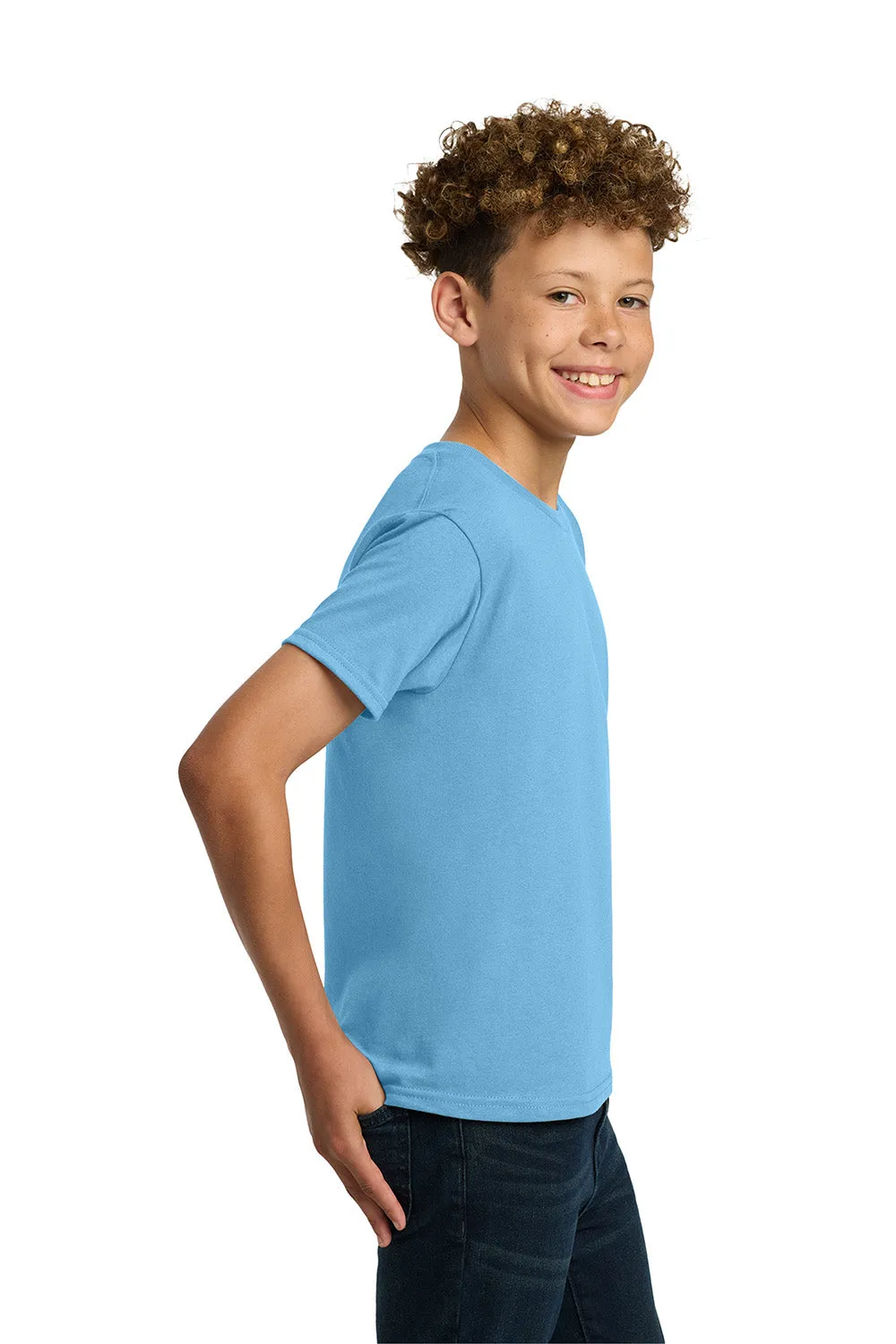 Gildan Youth Short Sleeve Crewneck T-Shirt - Sky Blue