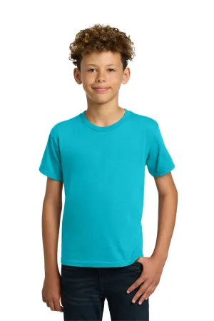 Gildan Youth Short Sleeve Crewneck T-Shirt - Tropical Blue