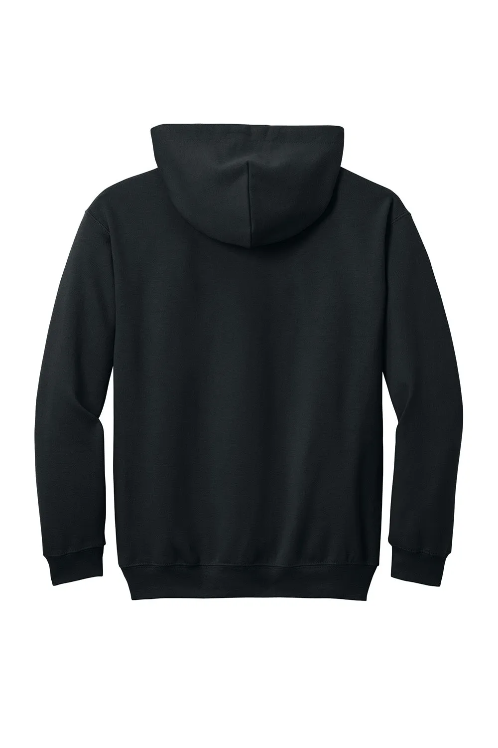 Gildan Youth Softstyle Hooded Sweatshirt Hoodie w/ Pouch Pocket - Black