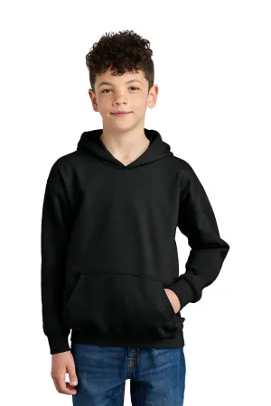 Gildan Youth Softstyle Hooded Sweatshirt Hoodie w/ Pouch Pocket - Black