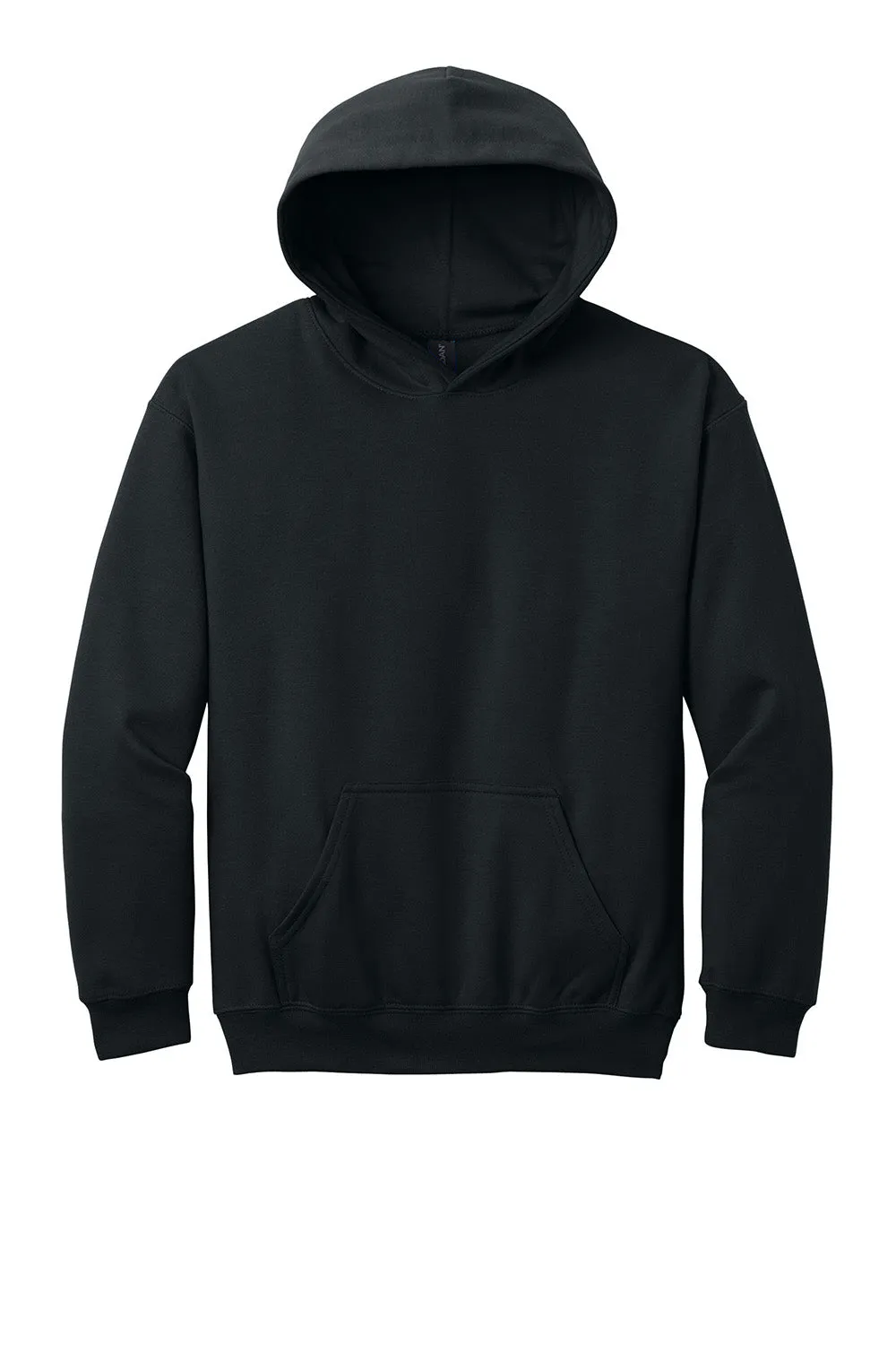 Gildan Youth Softstyle Hooded Sweatshirt Hoodie w/ Pouch Pocket - Black