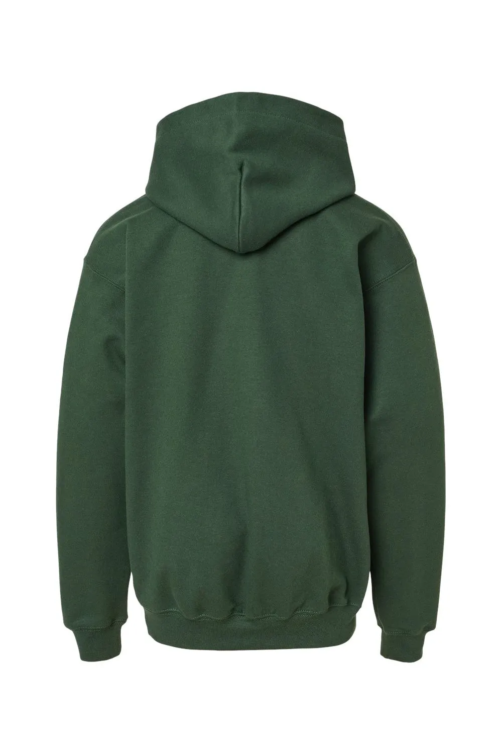 Gildan Youth Softstyle Hooded Sweatshirt Hoodie w/ Pouch Pocket - Forest Green