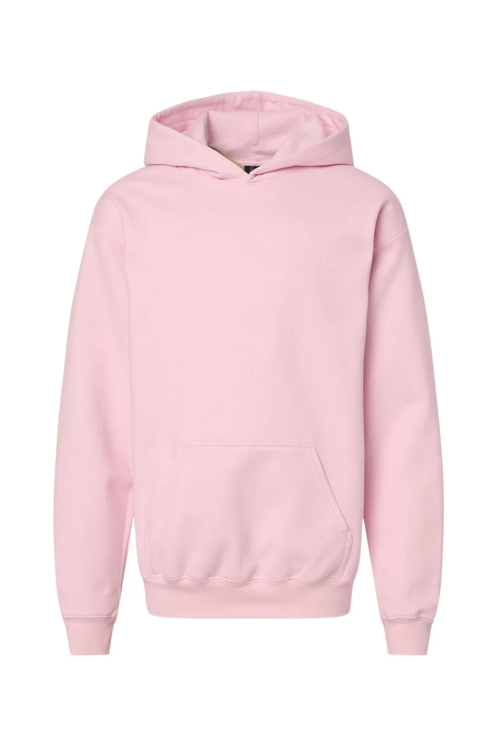 Gildan Youth Softstyle Hooded Sweatshirt Hoodie w/ Pouch Pocket - Light Pink