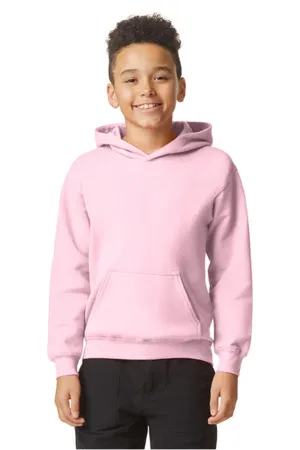 Gildan Youth Softstyle Hooded Sweatshirt Hoodie w/ Pouch Pocket - Light Pink
