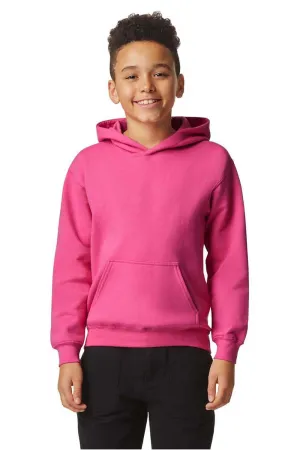 Gildan Youth Softstyle Hooded Sweatshirt Hoodie w/ Pouch Pocket - Pink Lemonade
