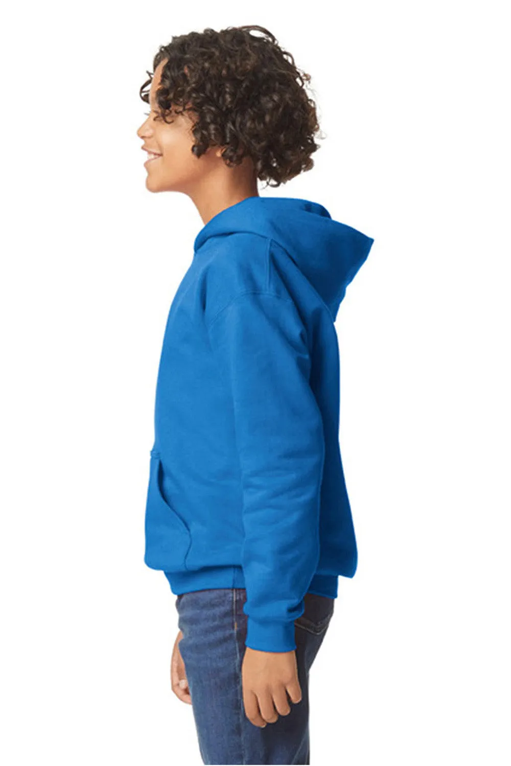 Gildan Youth Softstyle Hooded Sweatshirt Hoodie w/ Pouch Pocket - Royal Blue