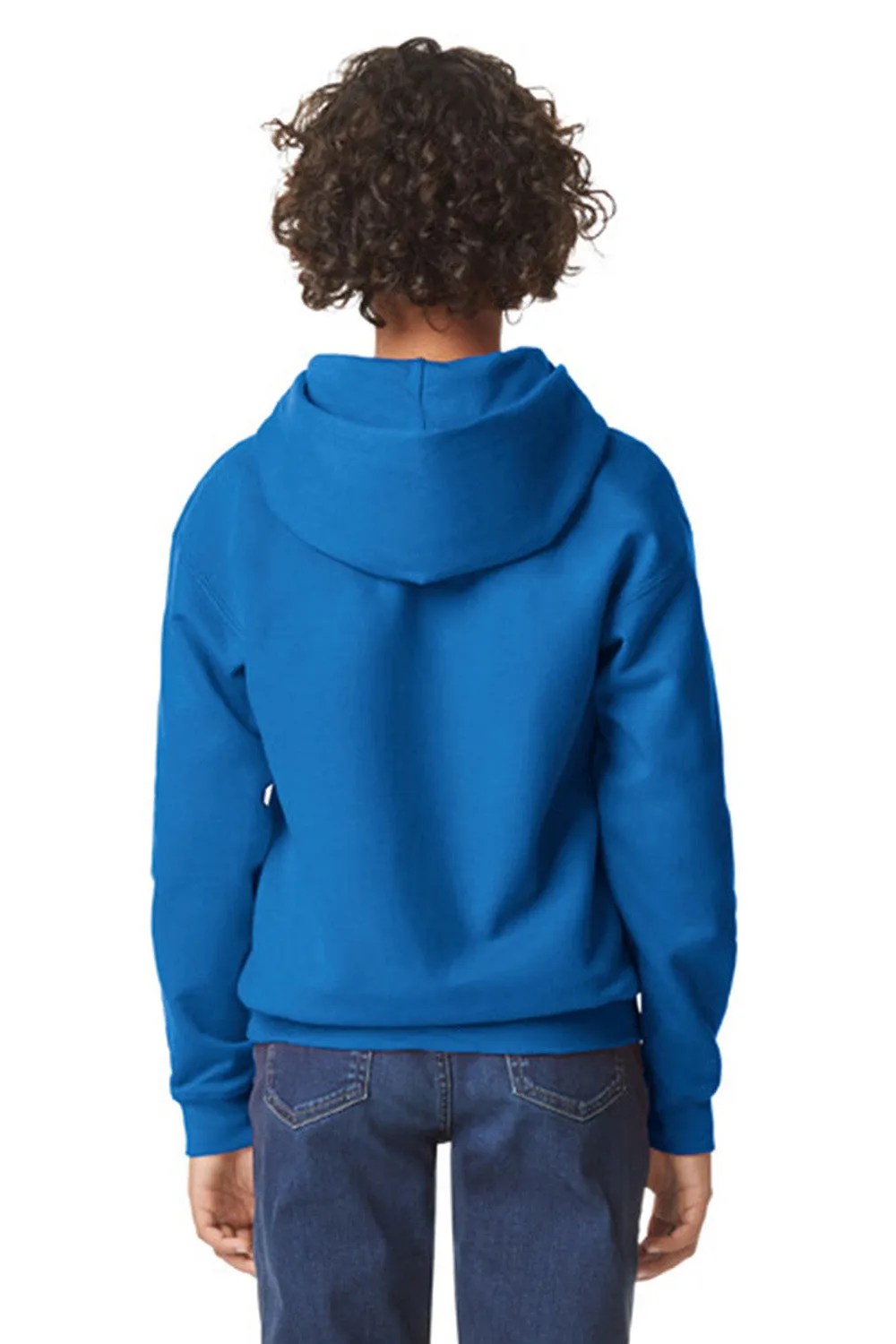 Gildan Youth Softstyle Hooded Sweatshirt Hoodie w/ Pouch Pocket - Royal Blue
