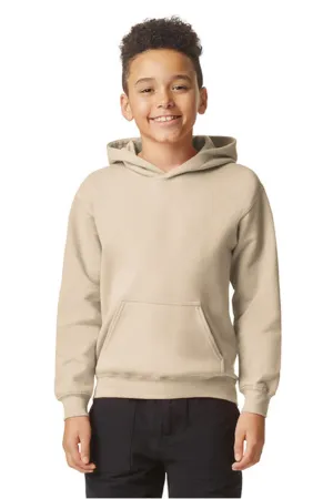 Gildan Youth Softstyle Hooded Sweatshirt Hoodie w/ Pouch Pocket - Sand