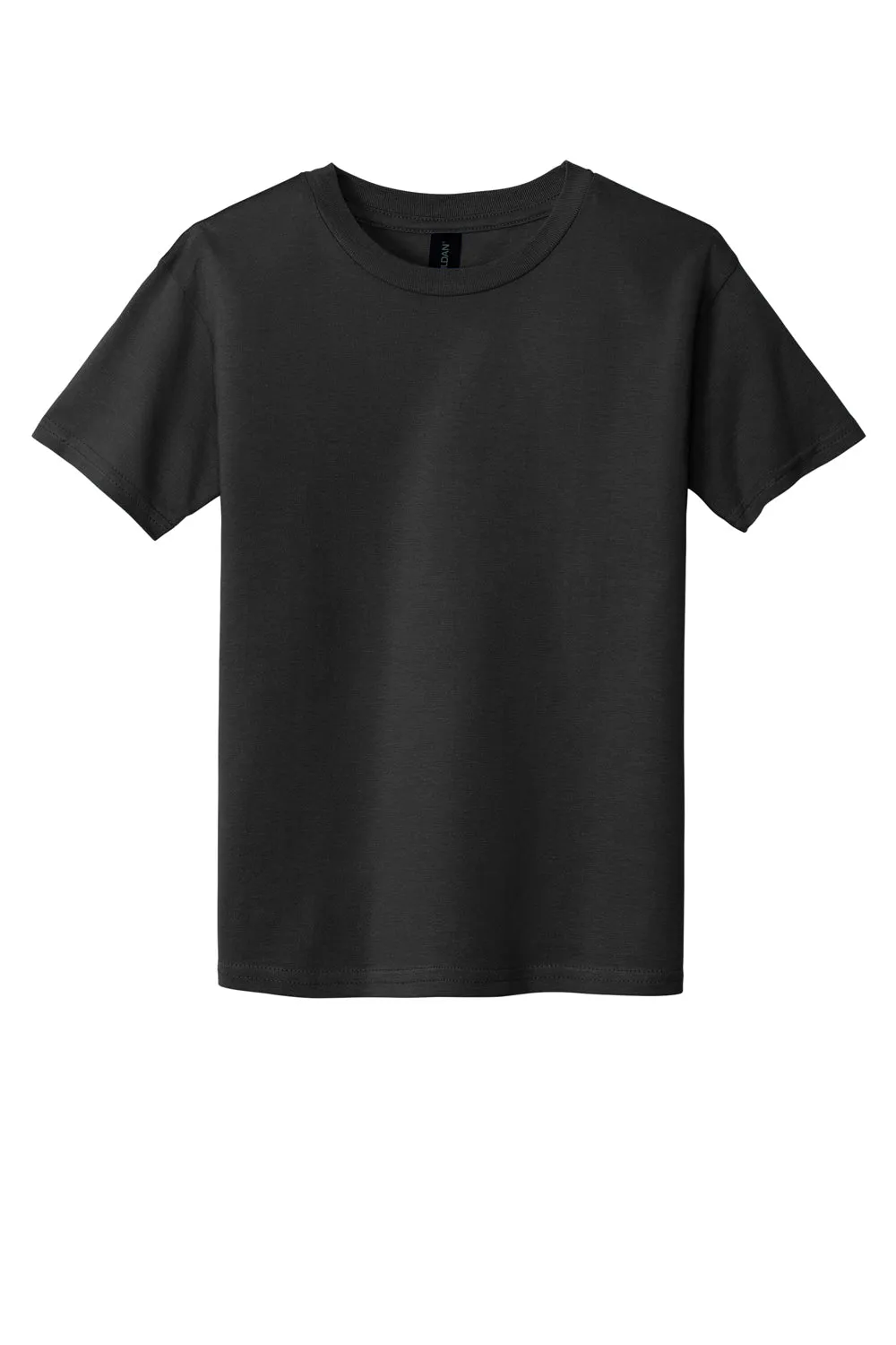 Gildan Youth Softstyle Short Sleeve Crewneck T-Shirt - Black