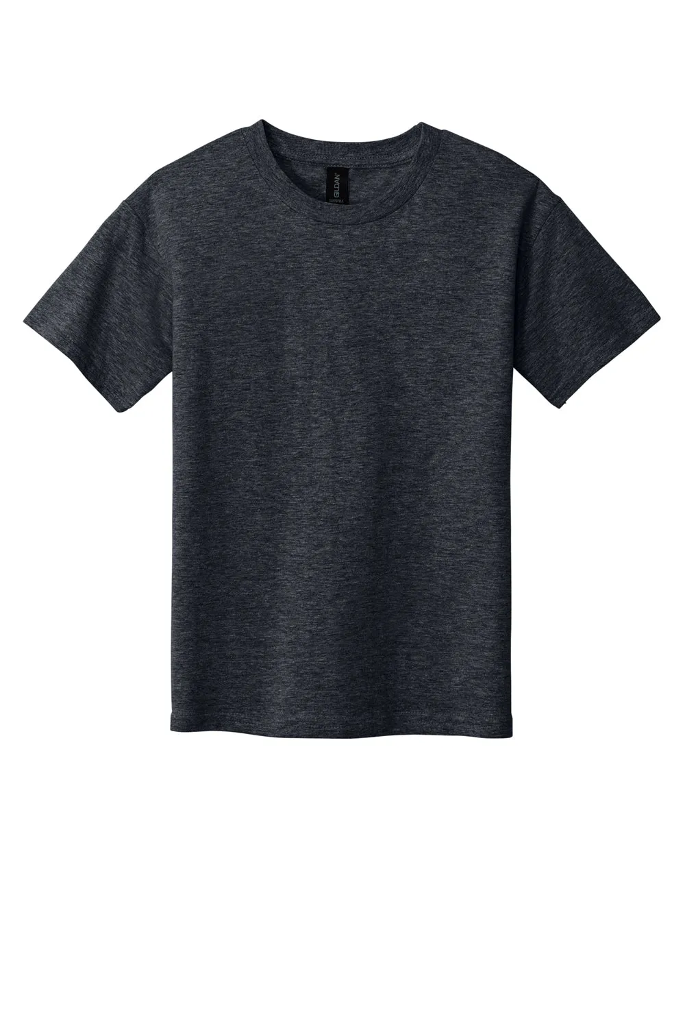 Gildan Youth Softstyle Short Sleeve Crewneck T-Shirt - Heather Dark Grey