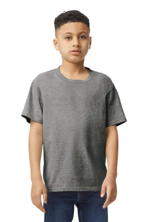 Gildan Youth Softstyle Short Sleeve Crewneck T-Shirt - Heather Graphite Grey