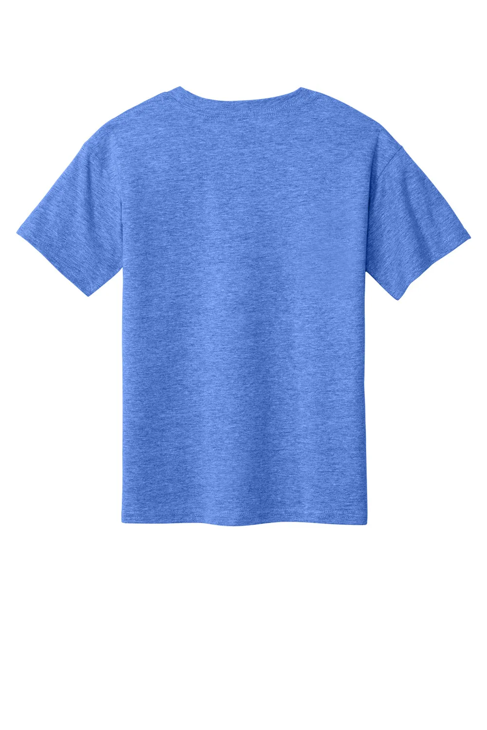 Gildan Youth Softstyle Short Sleeve Crewneck T-Shirt - Heather Royal Blue