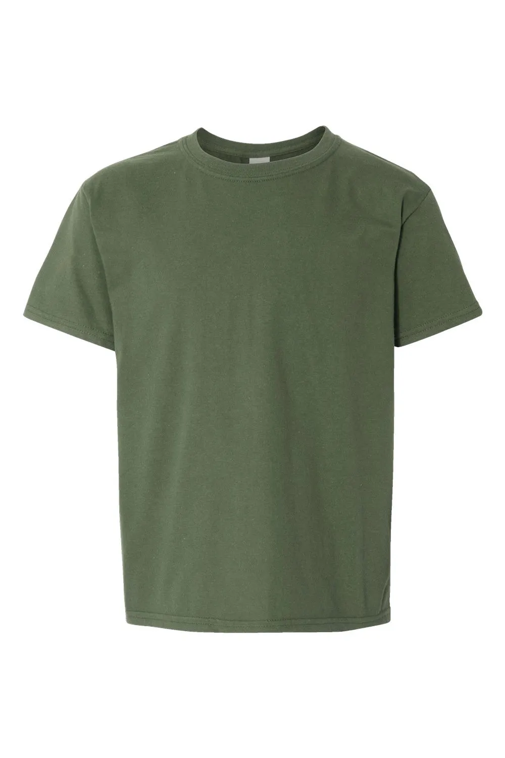Gildan Youth Softstyle Short Sleeve Crewneck T-Shirt - Military Green