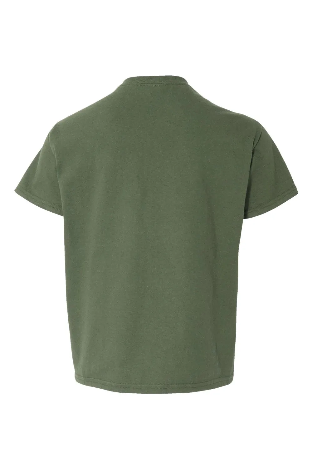 Gildan Youth Softstyle Short Sleeve Crewneck T-Shirt - Military Green