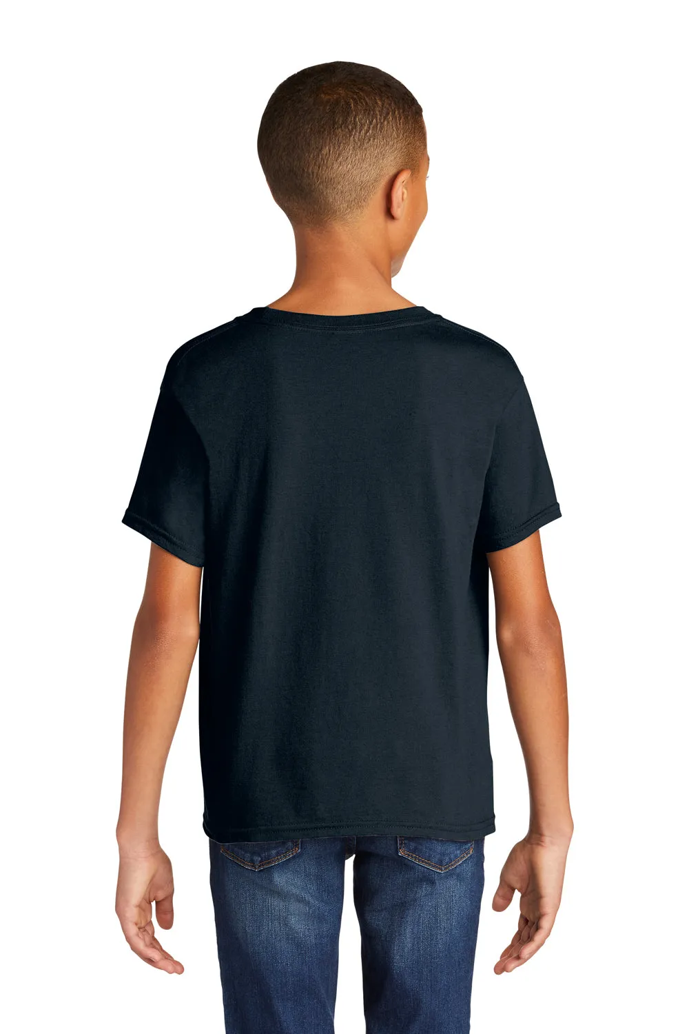 Gildan Youth Softstyle Short Sleeve Crewneck T-Shirt - Navy Blue