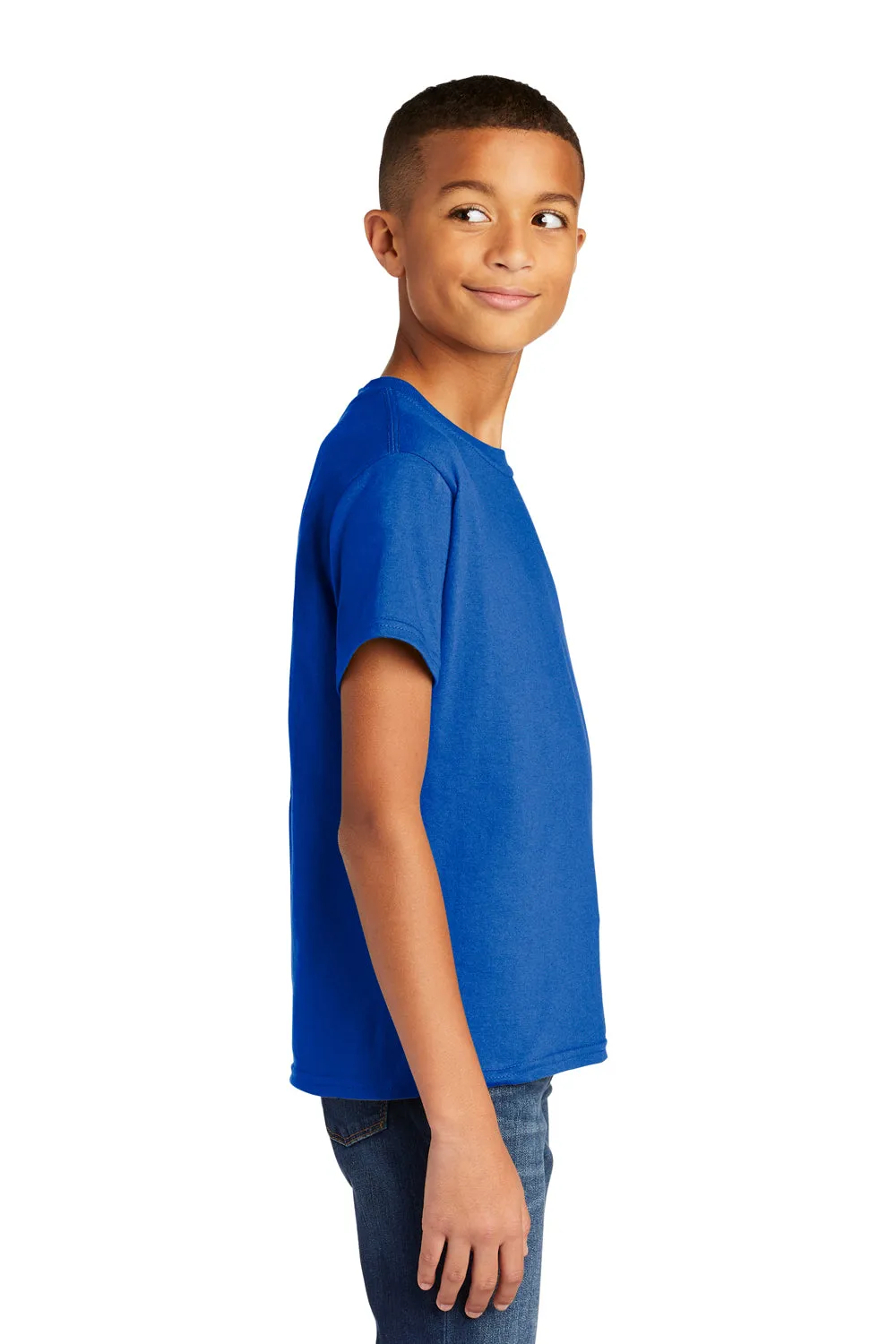 Gildan Youth Softstyle Short Sleeve Crewneck T-Shirt - Royal Blue