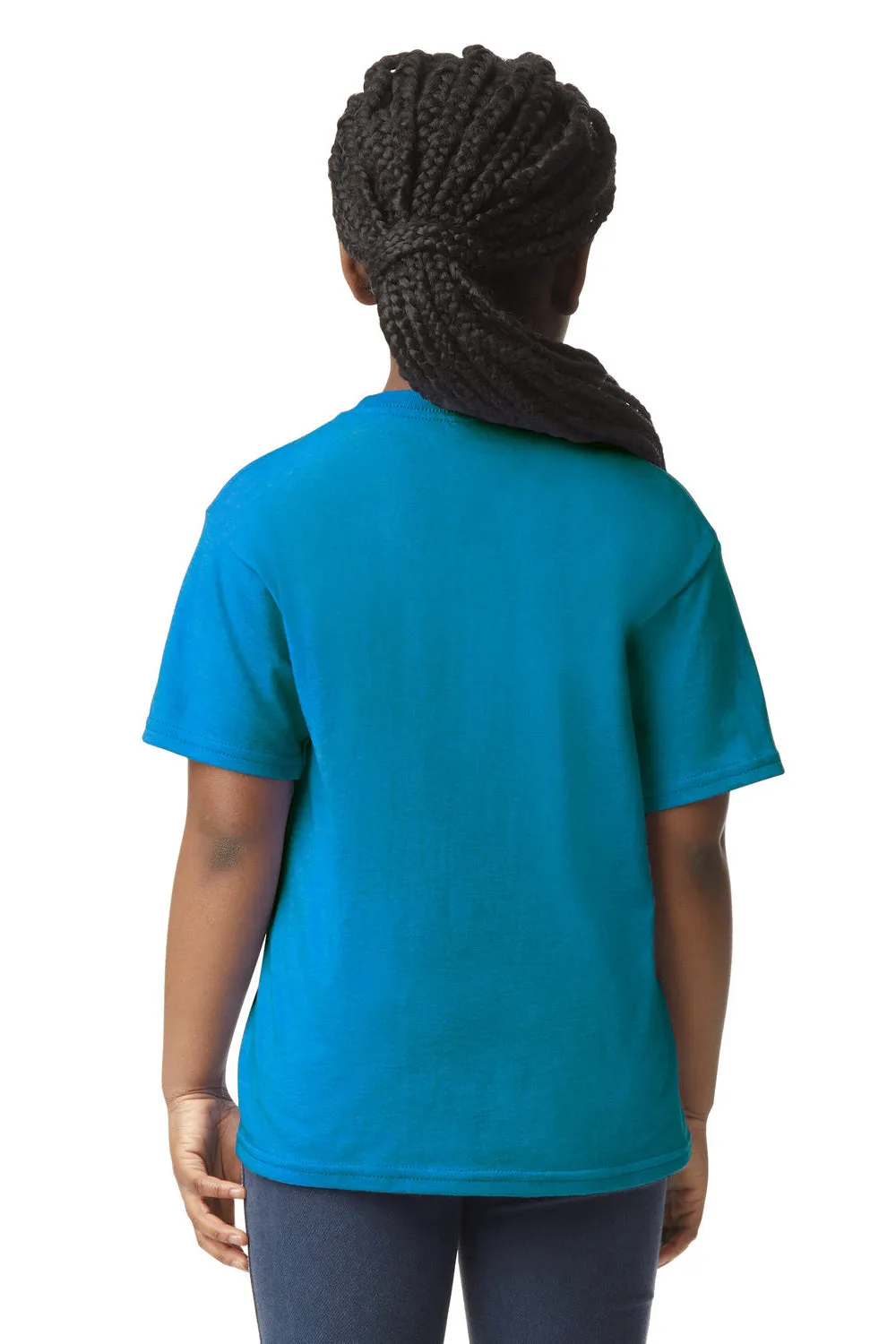 Gildan Youth Softstyle Short Sleeve Crewneck T-Shirt - Sapphire Blue