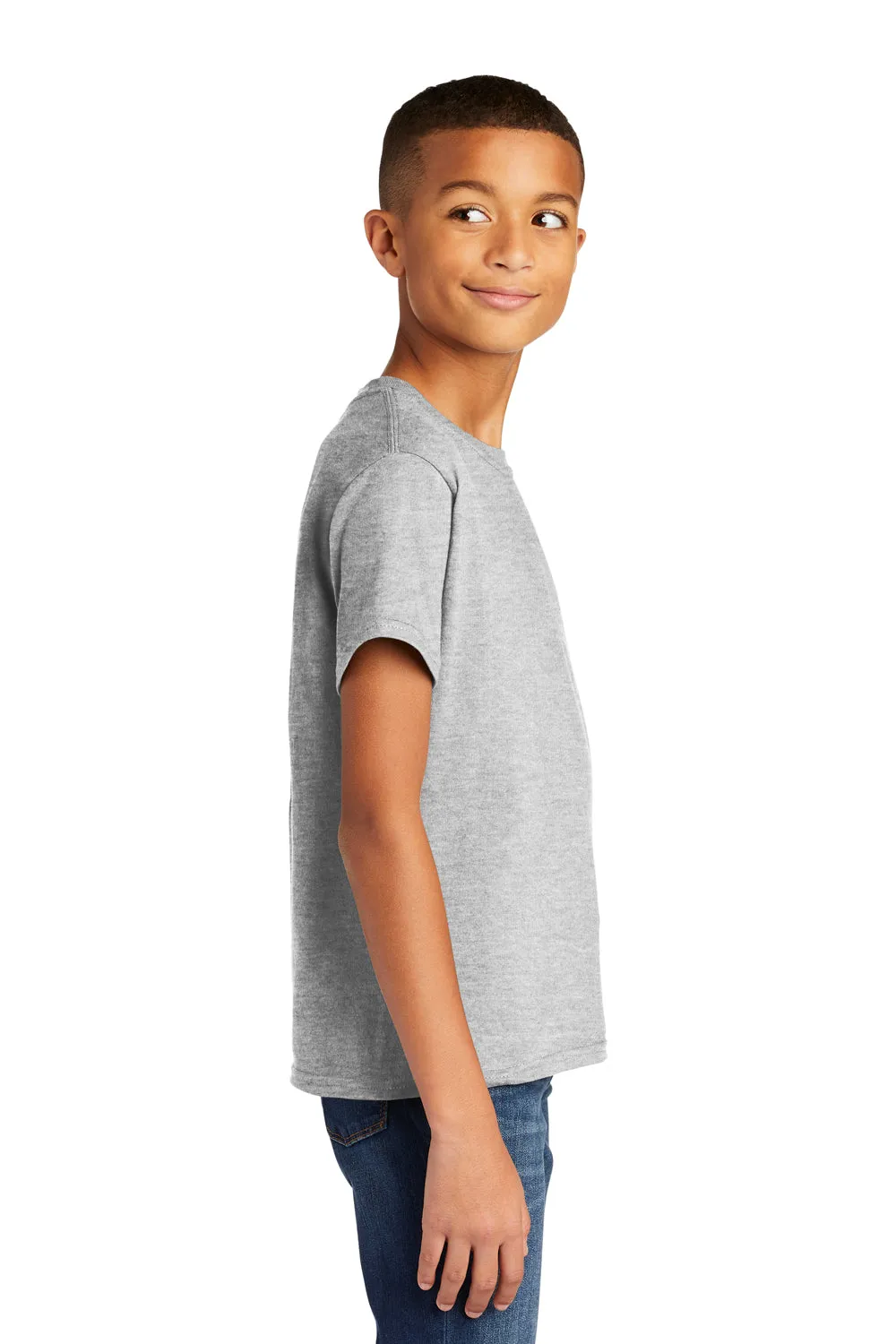Gildan Youth Softstyle Short Sleeve Crewneck T-Shirt - Sport Grey
