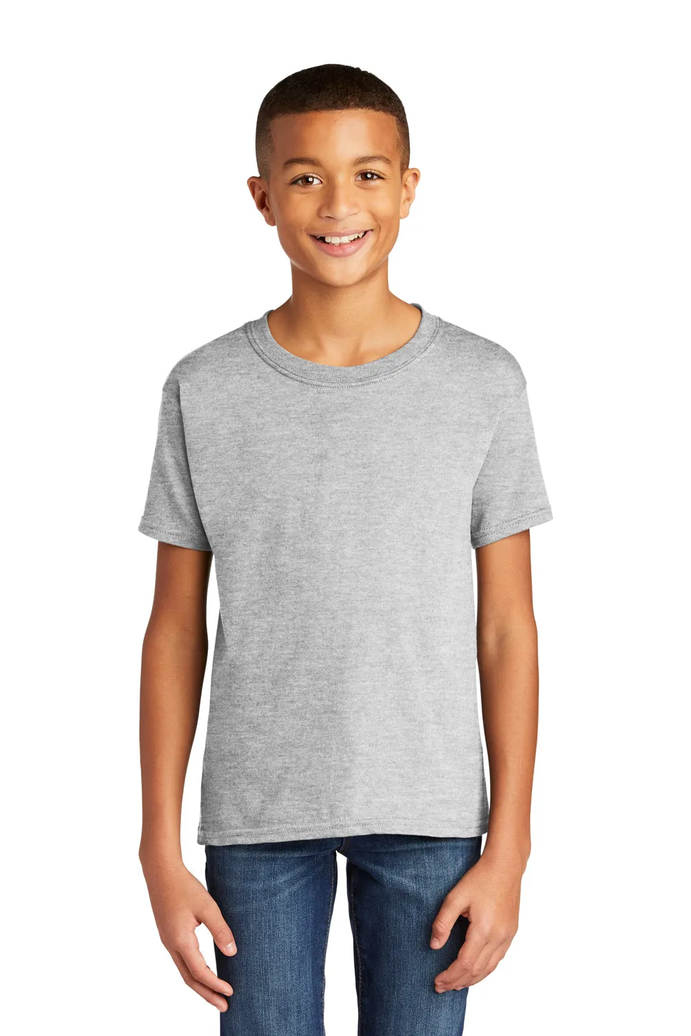 Gildan Youth Softstyle Short Sleeve Crewneck T-Shirt - Sport Grey