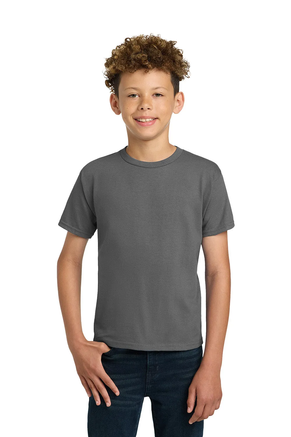 Gildan Youth Ultra Short Sleeve Crewneck T-Shirt - Charcoal Grey