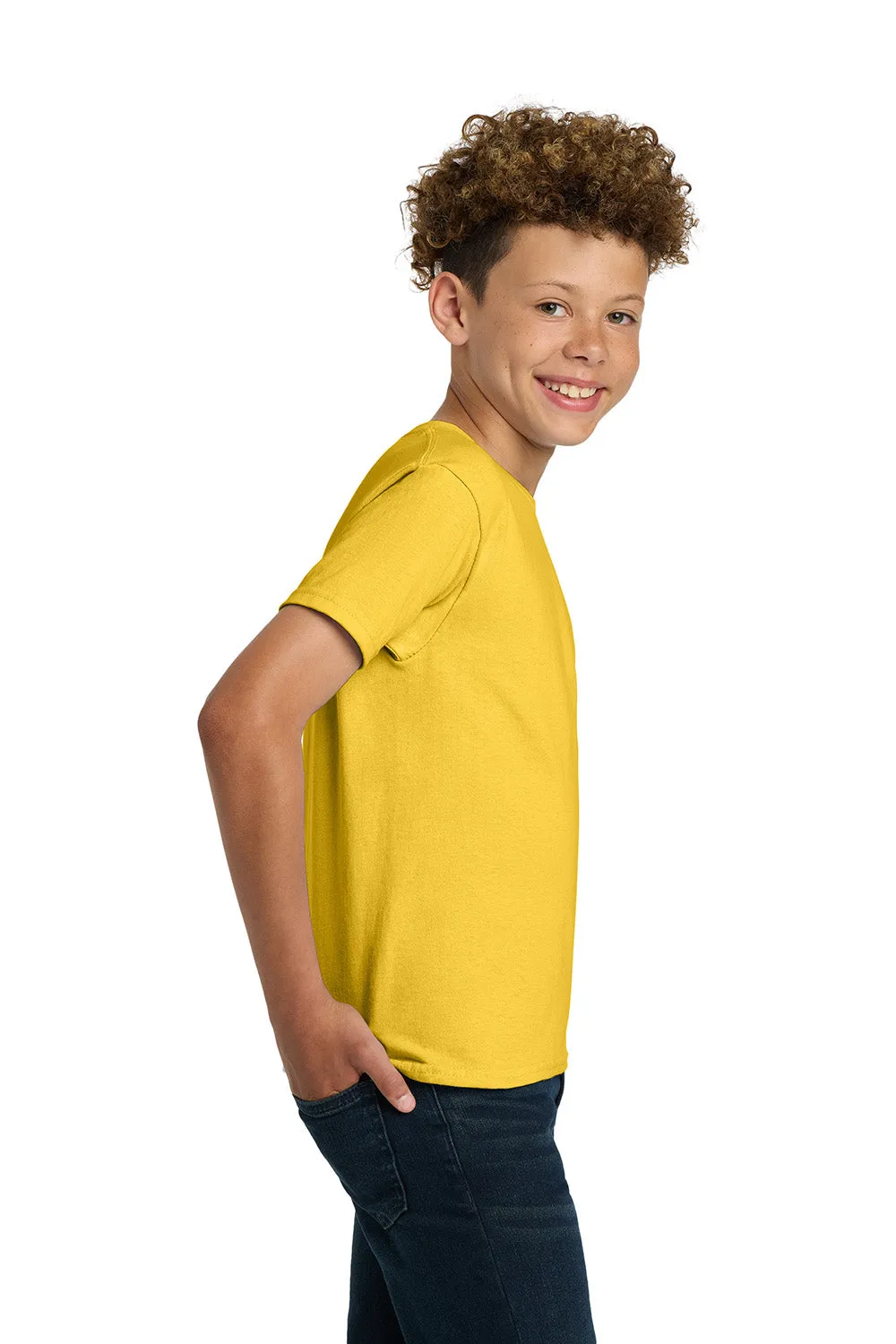 Gildan Youth Ultra Short Sleeve Crewneck T-Shirt - Daisy Yellow