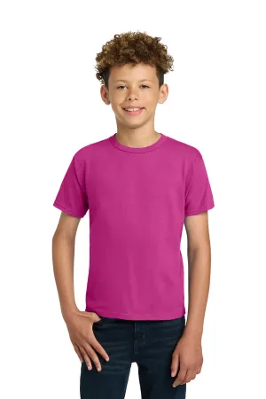 Gildan Youth Ultra Short Sleeve Crewneck T-Shirt - Heliconia Pink