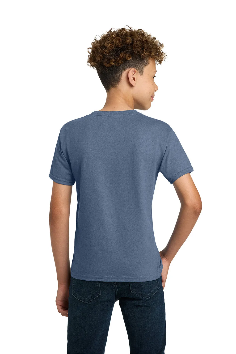 Gildan Youth Ultra Short Sleeve Crewneck T-Shirt - Indigo Blue